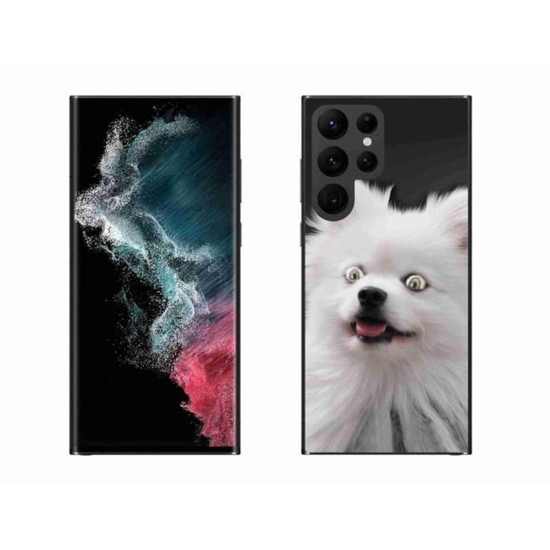 Gél védőhuzat mmCase Samsung Galaxy S22 Ultra 5G - fehér tüske