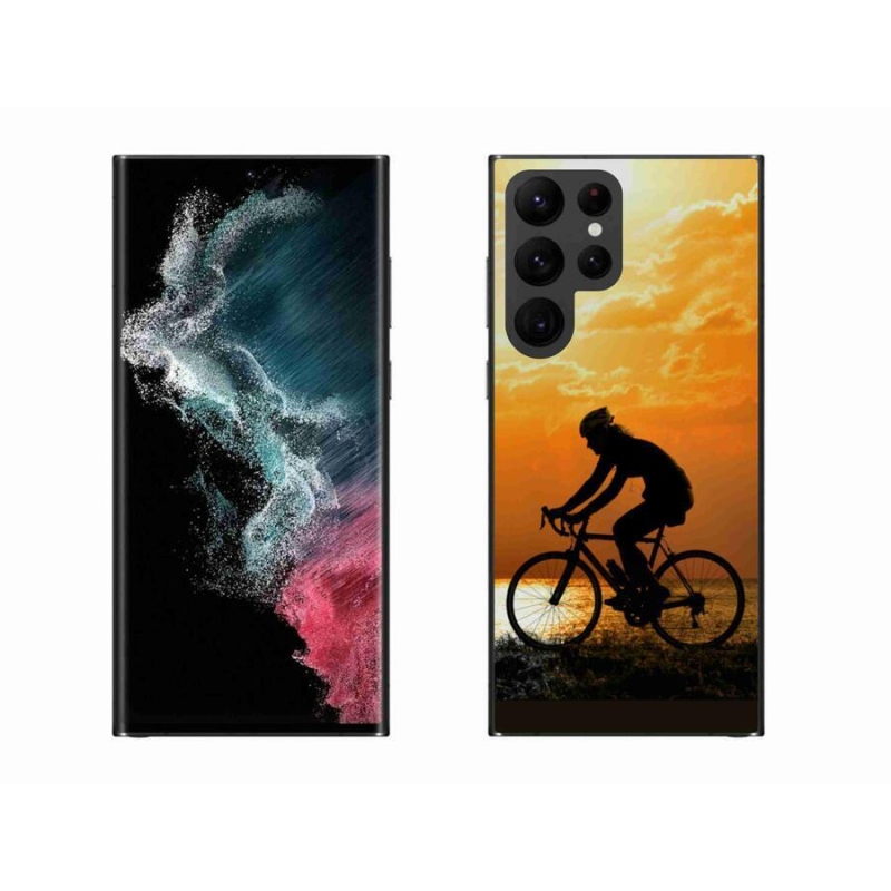 Gél borító mmCase Samsung Galaxy S22 Ultra 5G - kerékpározás