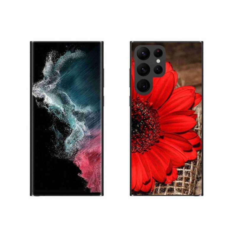 Zselés borítás mmCase Samsung Galaxy S22 Ultra 5G - gerbera