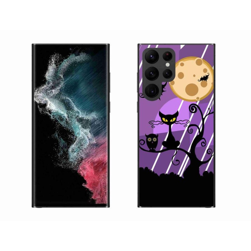 Gél borítás mmCase Samsung Galaxy S22 Ultra 5G - halloween
