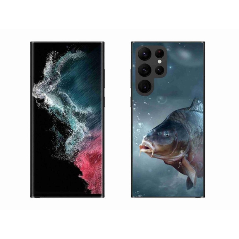 Gél borítás mmCase Samsung Galaxy S22 Ultra 5G - ponty és buborékok