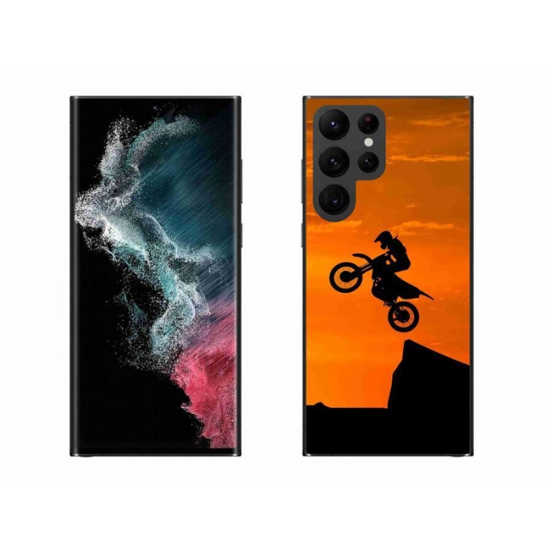 Zselés borítás mmCase Samsung Galaxy S22 Ultra 5G - motocross
