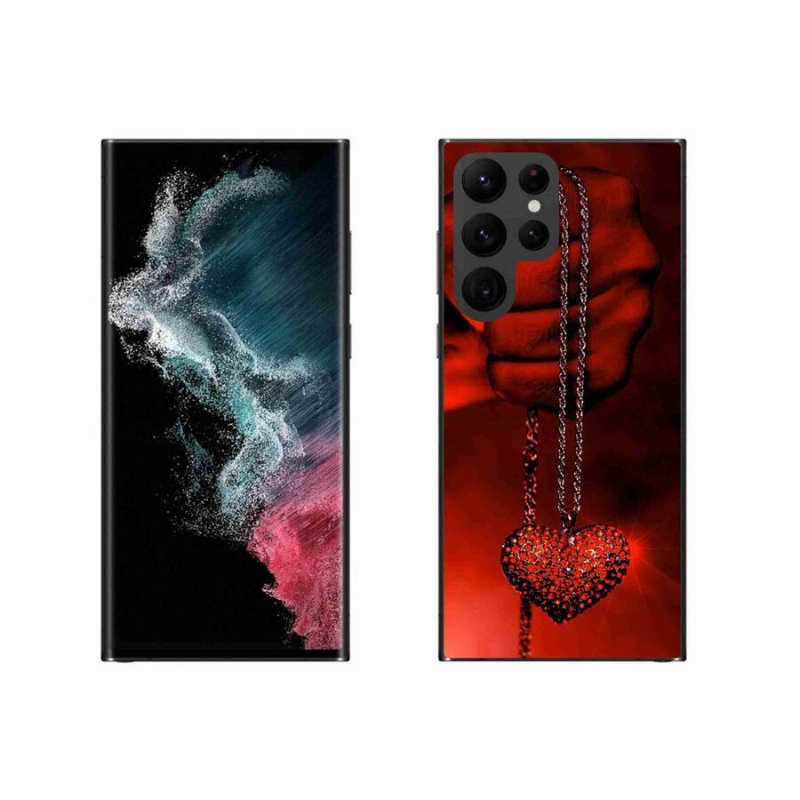 Gél borítás mmCase Samsung Galaxy S22 Ultra 5G - nyaklánc - Samsung Galaxy S22 Ultra 5G - nyaklánc