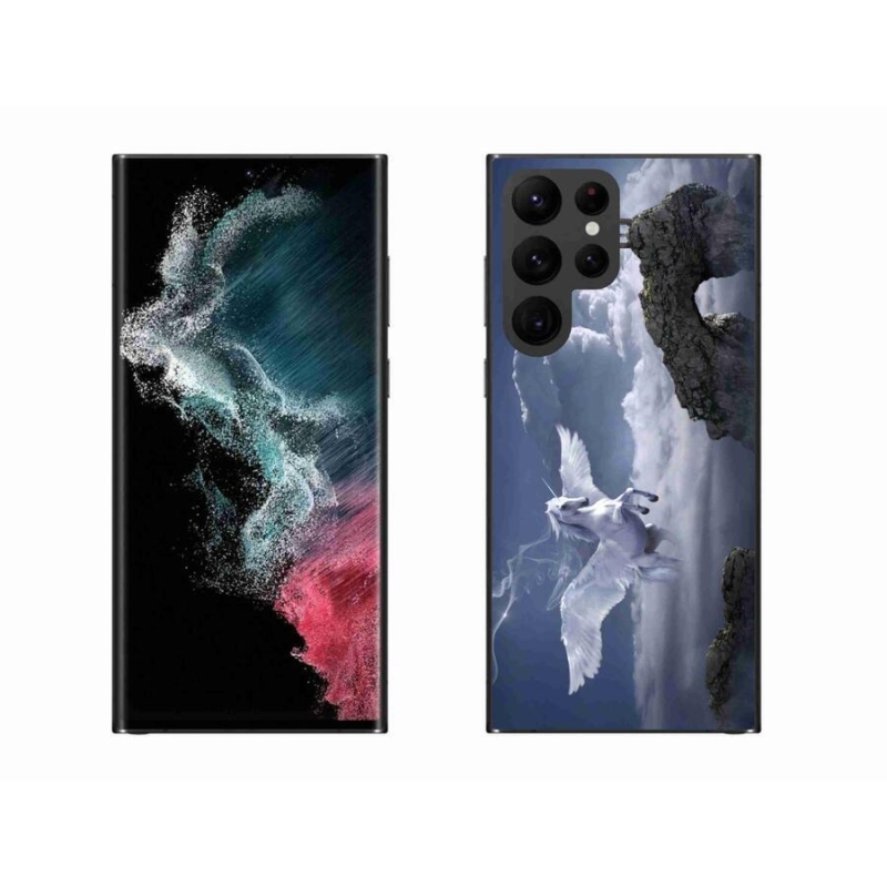Zselés borítás mmCase Samsung Galaxy S22 Ultra 5G készülékhez - pegazus