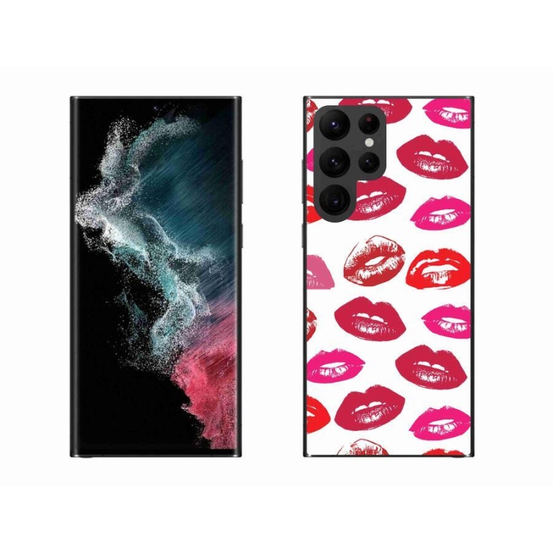 Zselés borítás mmCase Samsung Galaxy S22 Ultra 5G - ajkakhoz