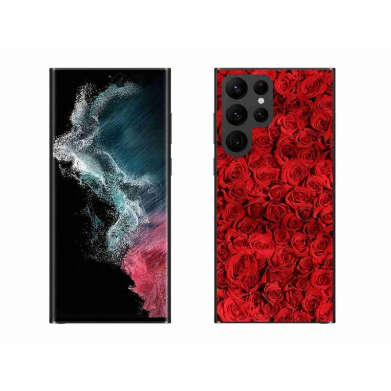 Zselés borítás mmCase Samsung Galaxy S22 Ultra 5G - rózsaszínű