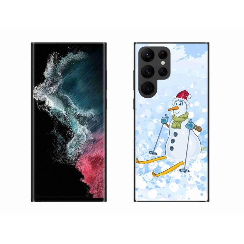 Gél védőhuzat mmCase Samsung Galaxy S22 Ultra 5G - hóemberhez