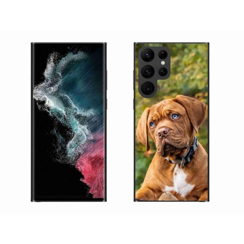 Zselés borítás mmCase Samsung Galaxy S22 Ultra 5G - kölyökkékhez