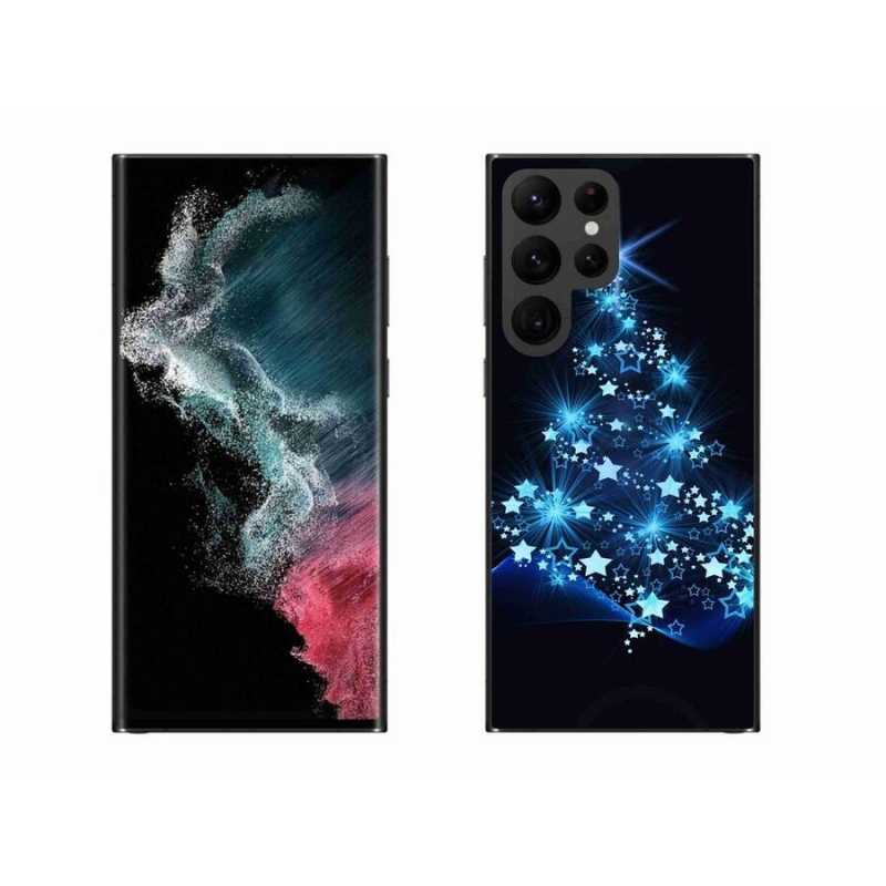 Gél borítás mmCase Samsung Galaxy S22 Ultra 5G - karácsonyfa