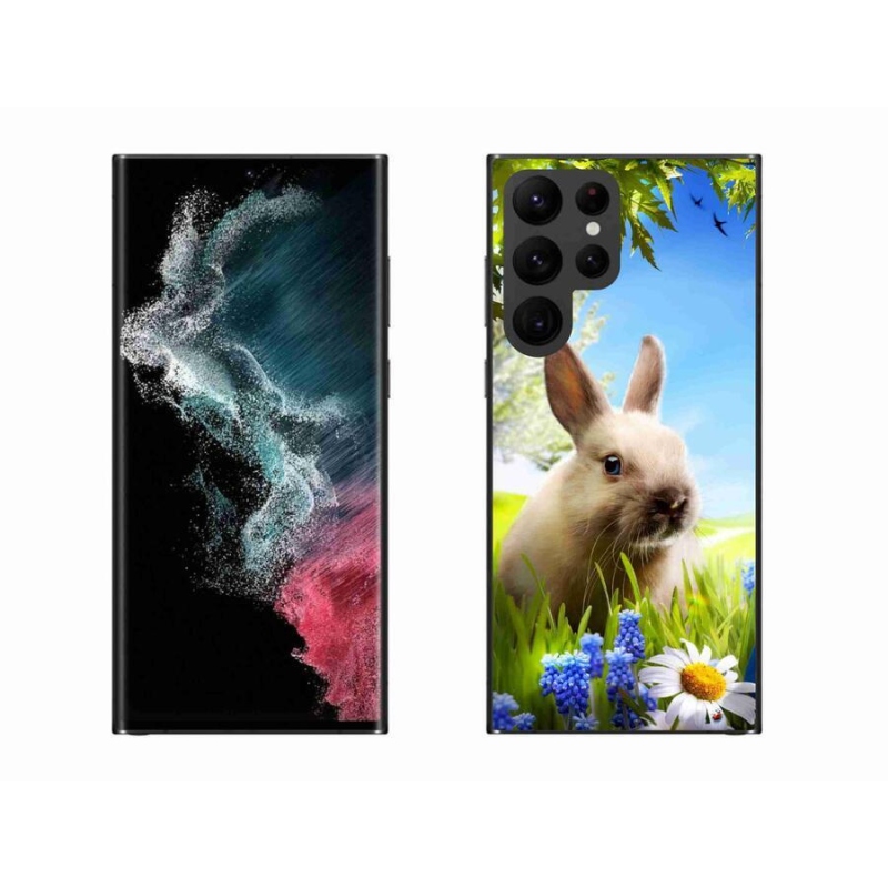 Zselés borítás mmCase Samsung Galaxy S22 Ultra 5G - nyuszi
