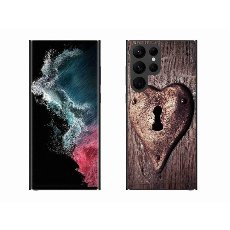 Zselés borítás mmCase Samsung Galaxy S22 Ultra 5G - szív alakú zárt tok