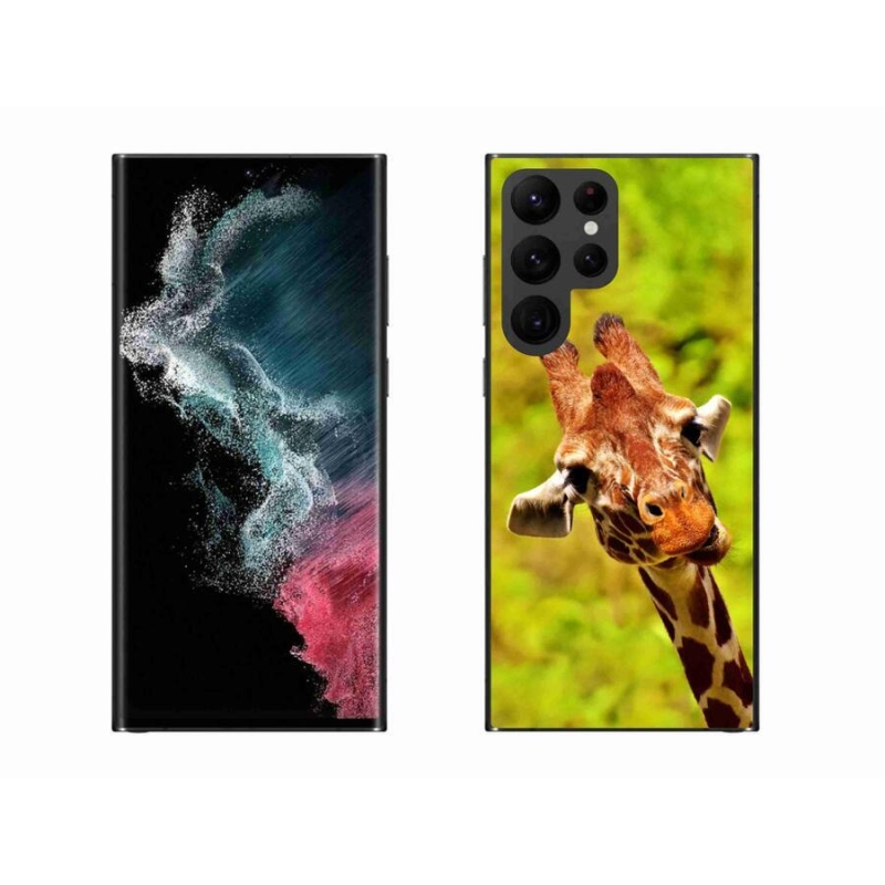 Gél védőhuzat mmCase Samsung Galaxy S22 Ultra 5G - zsiráf