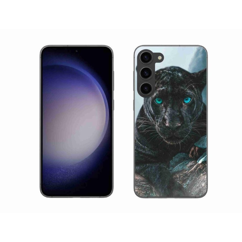 Zselés borítás mmCase Samsung Galaxy S23+ 5G - fekete párduc