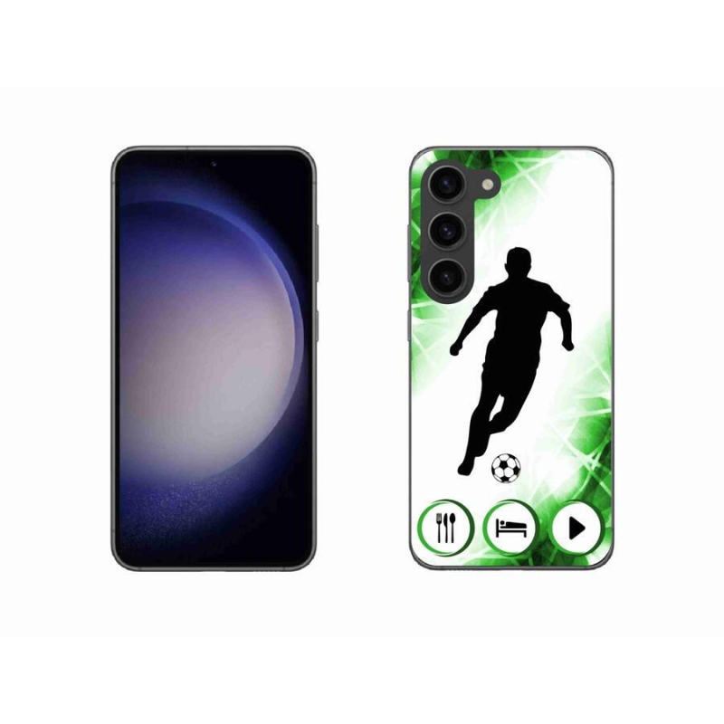 Gél borítás mmCase Samsung Galaxy S23 5G - focista számára