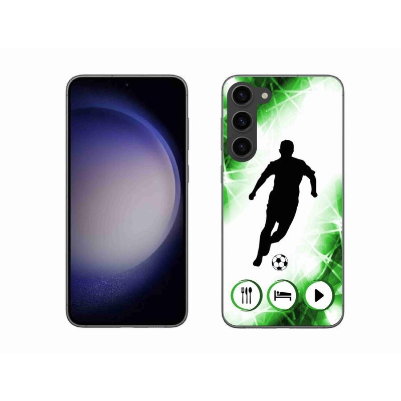 Zselés borítás mmCase Samsung Galaxy S23+ 5G - focista számára
