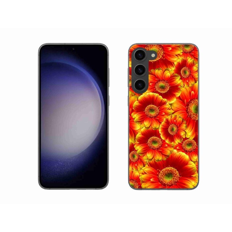 Gél borítás mmCase Samsung Galaxy S23+ 5G - gerbera 1