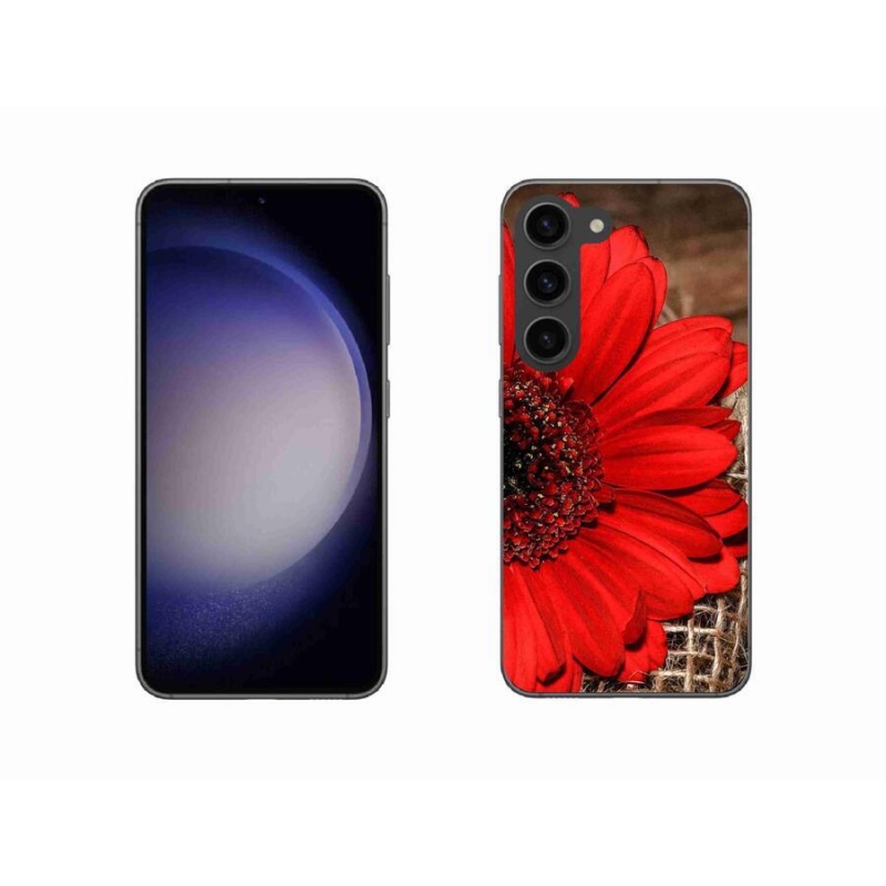 Gél borítás mmCase Samsung Galaxy S23 5G - gerbera