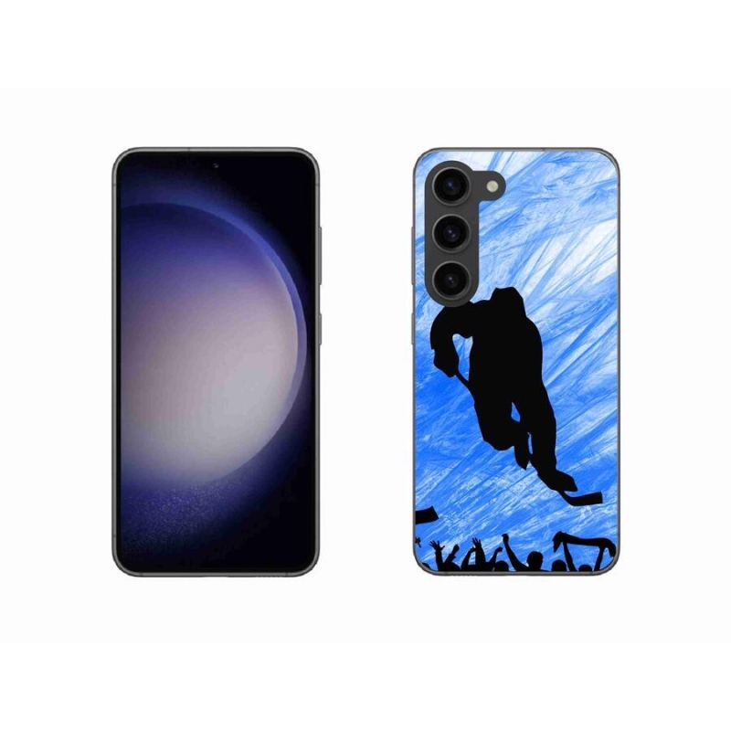 Gél borítás mmCase Samsung Galaxy S23 5G - hokijátékos számára