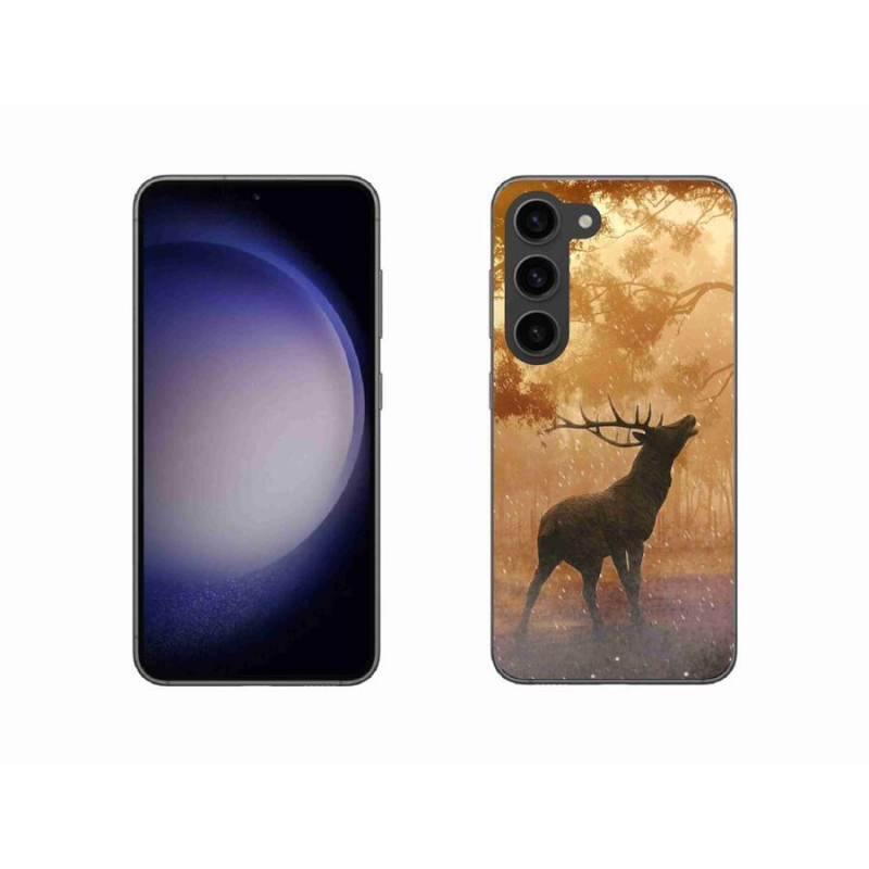 Zselés borítás mmCase Samsung Galaxy S23 5G - szarvasok a vadászaton