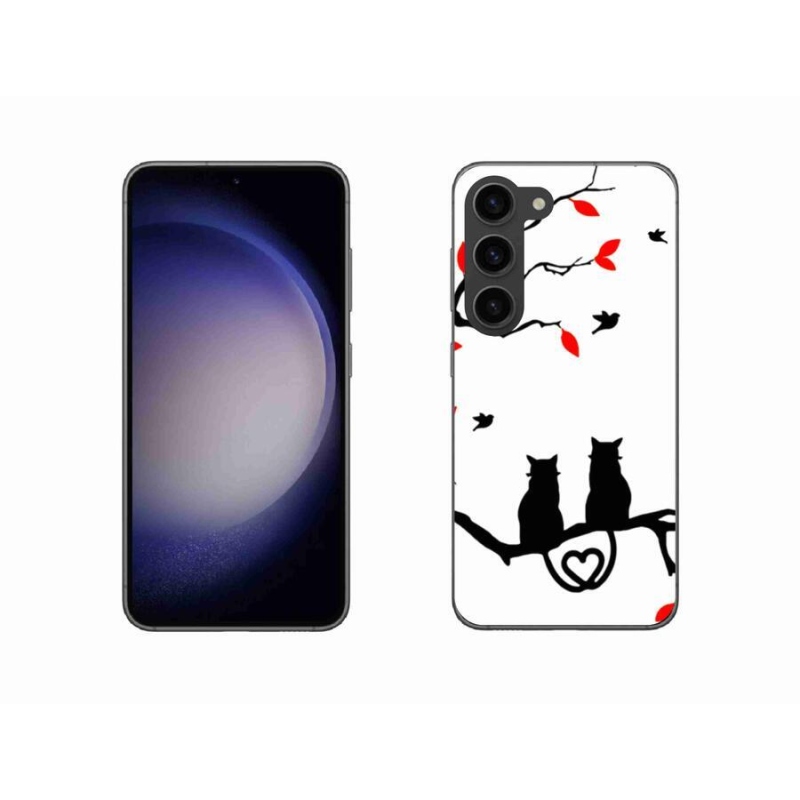 Gél borítás mmCase Samsung Galaxy S23 5G - macskaszerelem