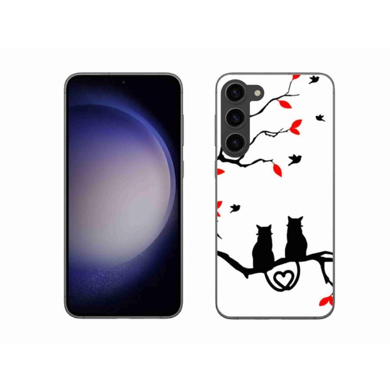 Gél borítás mmCase Samsung Galaxy S23+ 5G - macskaszerelem