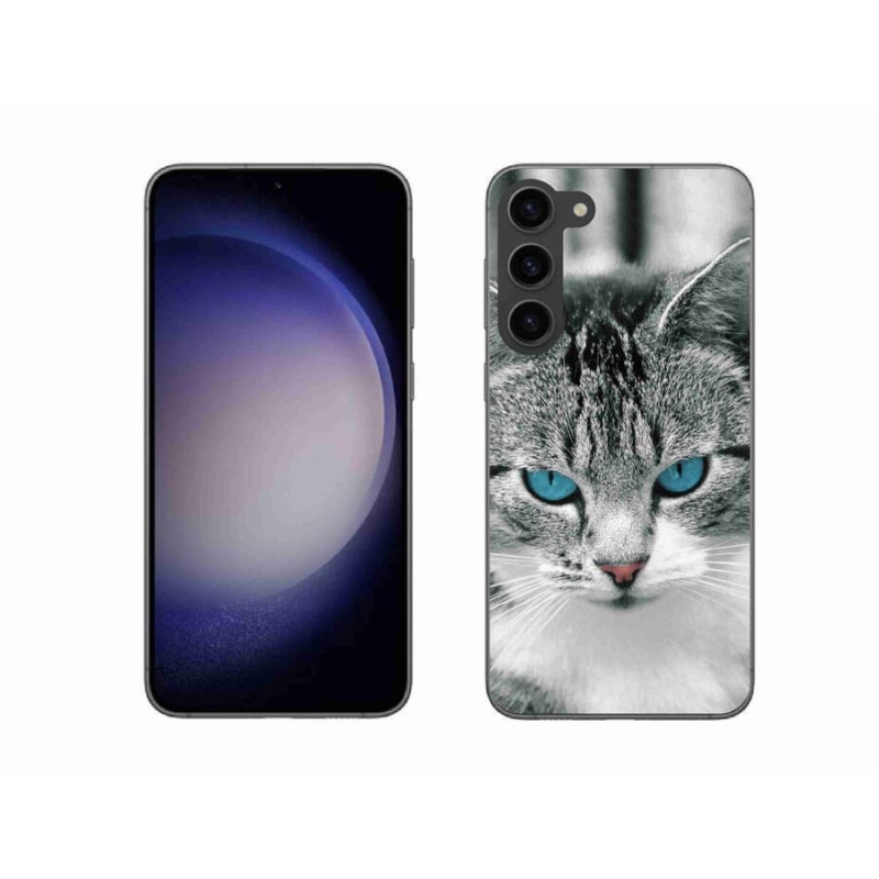 Zselés borítás mmCase Samsung Galaxy S23+ 5G - macska nézet 1