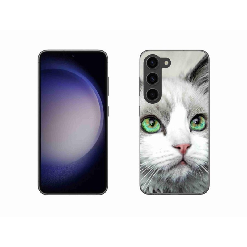 Gél borítás mmCase Samsung Galaxy S23 5G - macskaszem