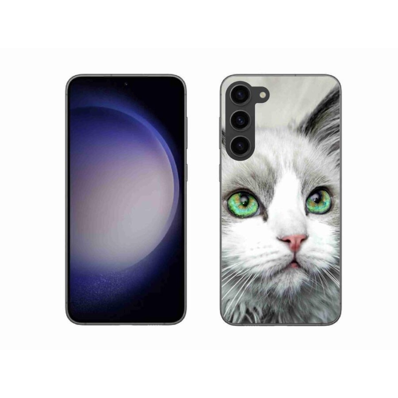 Zselés borítás mmCase Samsung Galaxy S23+ 5G - macska nézet