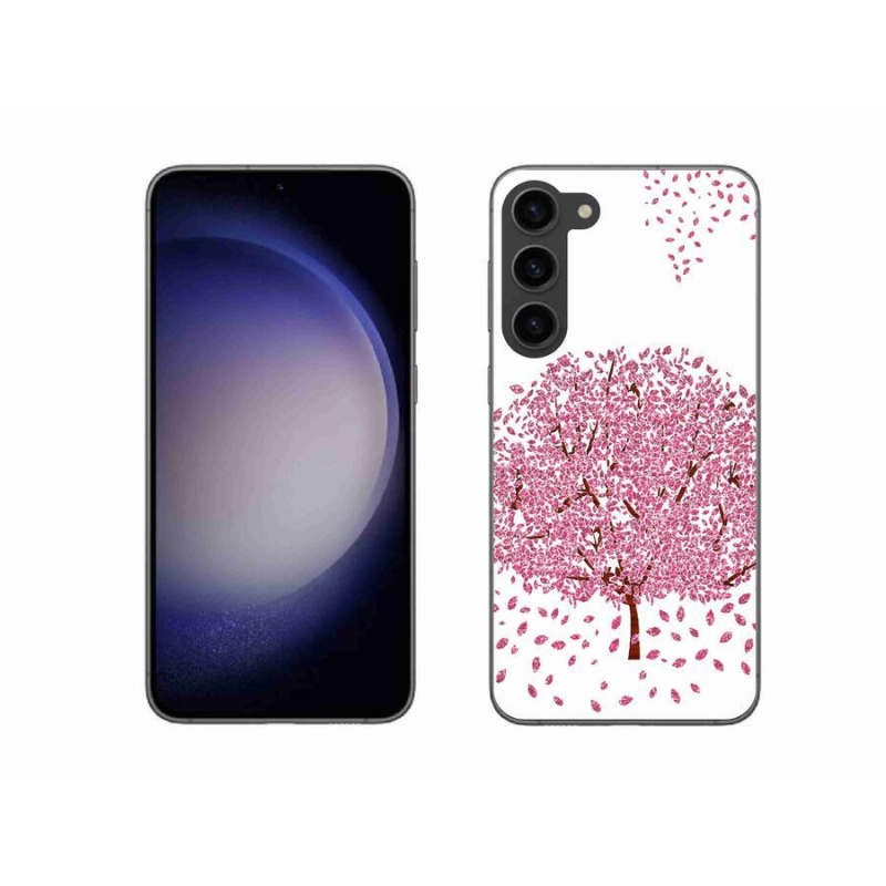 Zselés borítás mmCase Samsung Galaxy S23+ 5G - rajzfilmfa levelekkel