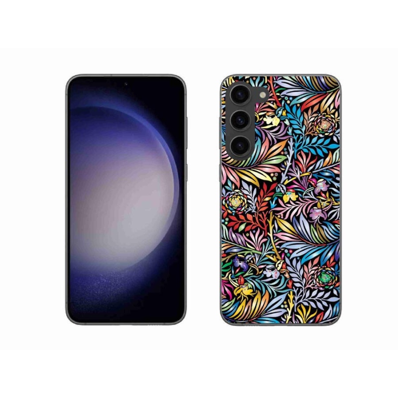 Gél borítás mmCase Samsung Galaxy S23+ 5G - virágok 5
