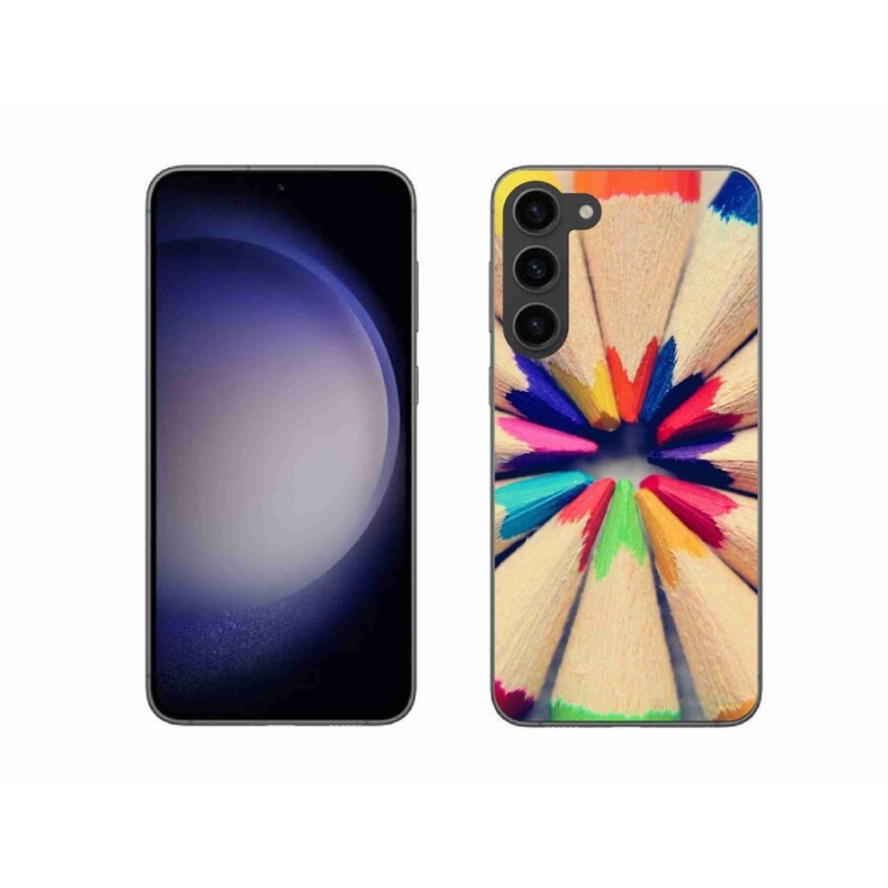 Zselés borítás mmCase Samsung Galaxy S23+ 5G - zsírkrétákhoz