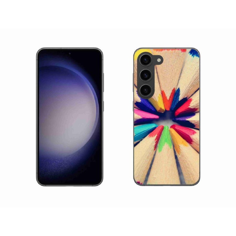 Zselés borítás mmCase Samsung Galaxy S23 5G - zsírkrétákhoz