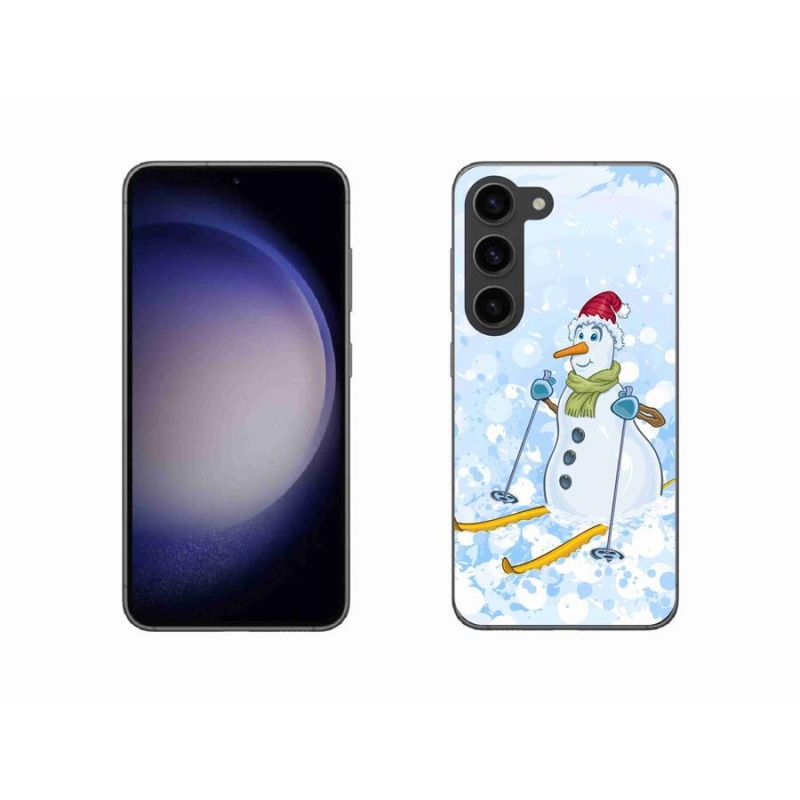 Gél borítás mmCase Samsung Galaxy S23 5G - hóemberhez