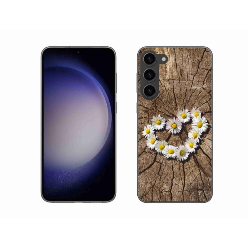 Zselés borítás mmCase Samsung Galaxy S23+ 5G - Százszorszépek szíve