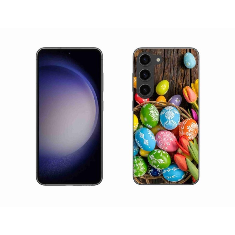Gél borítás mmCase Samsung Galaxy S23 5G - Húsvéti tojás