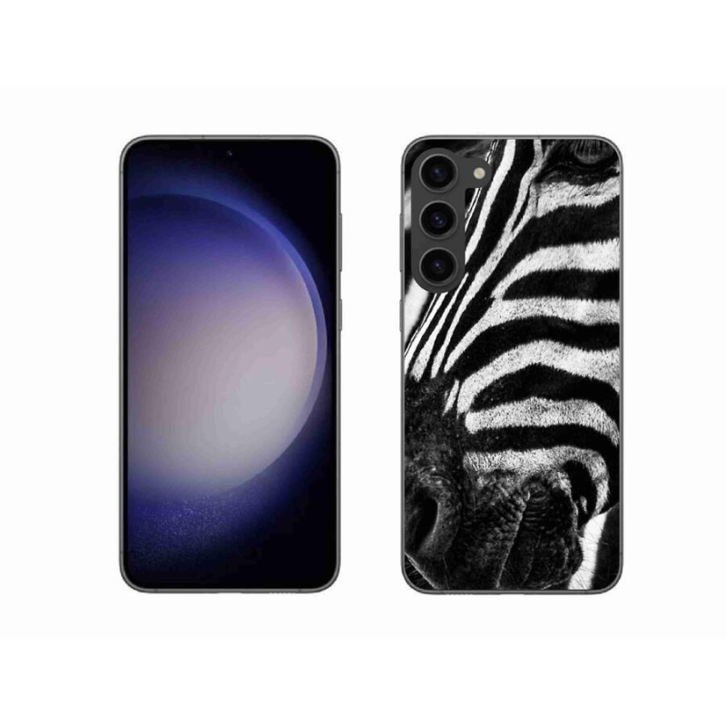 Zselés borítás mmCase Samsung Galaxy S23+ 5G - zebra