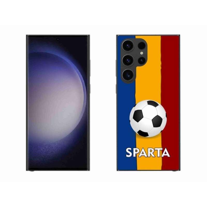 Gél borító mmCase Samsung Galaxy S23 Ultra 5G - futball 1