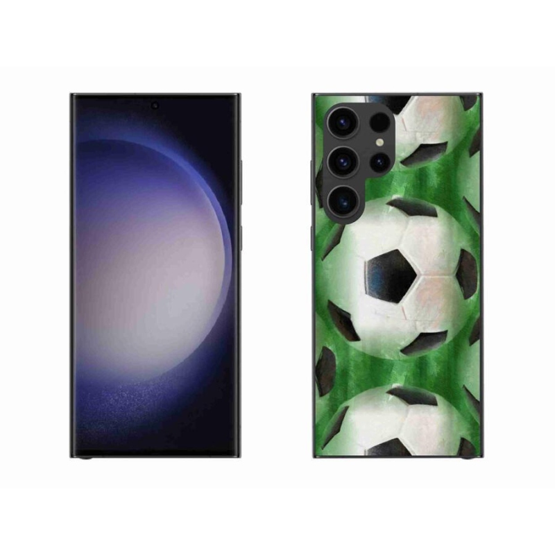 Gél borítás mmCase Samsung Galaxy S23 Ultra 5G - focilabda mmCase Samsung Galaxy S23 Ultra 5G - focilabda