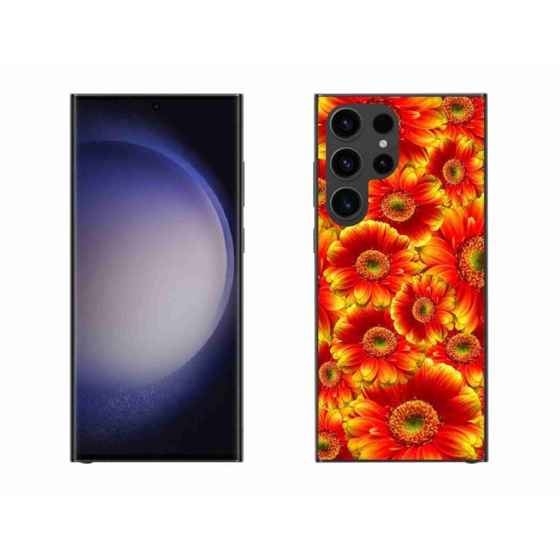 Zselés borítás mmCase Samsung Galaxy S23 Ultra 5G - gerbera 1