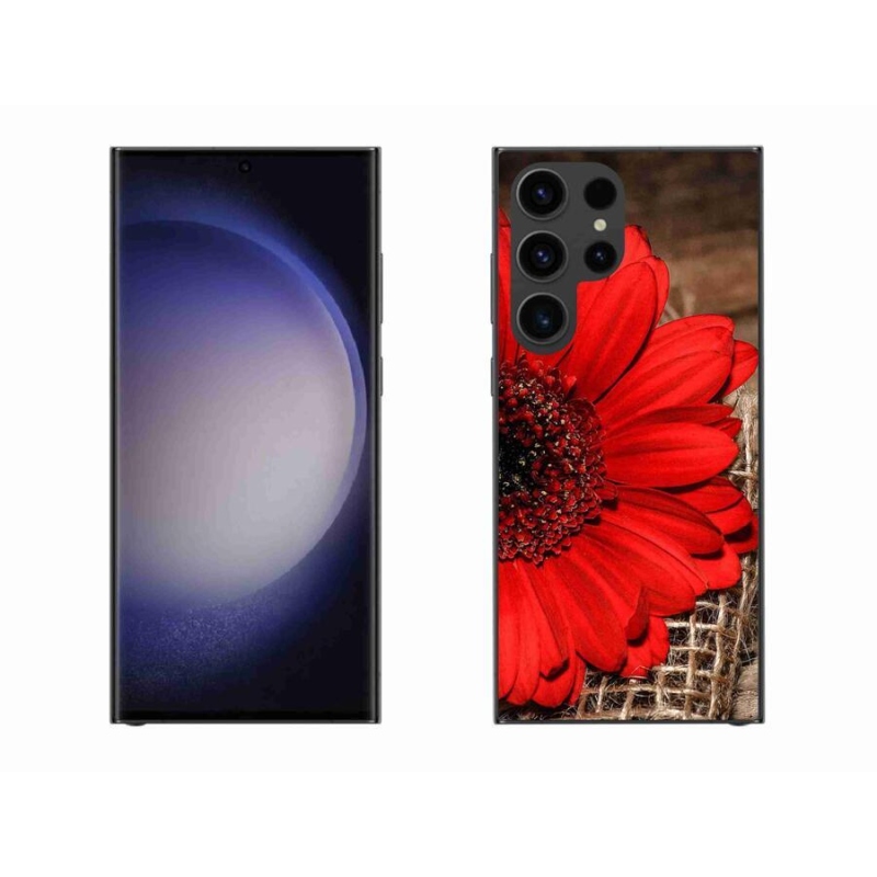 Zselés borítás mmCase Samsung Galaxy S23 Ultra 5G - gerbera
