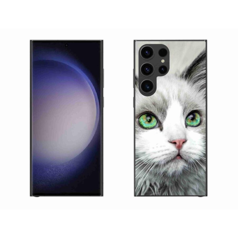 Zselés borítás mmCase Samsung Galaxy S23 Ultra 5G - macskaszem