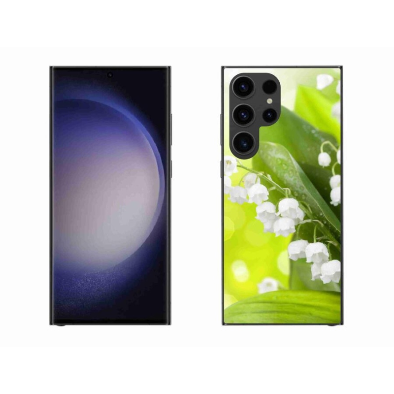 Gél borítás mmCase Samsung Galaxy S23 Ultra 5G - lily of the valley - gyöngyvirág