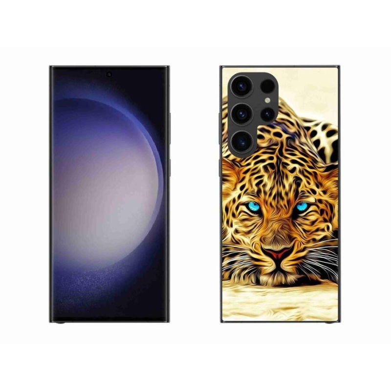 Zselés borítás mmCase Samsung Galaxy S23 Ultra 5G - rajzfilm tigrishez