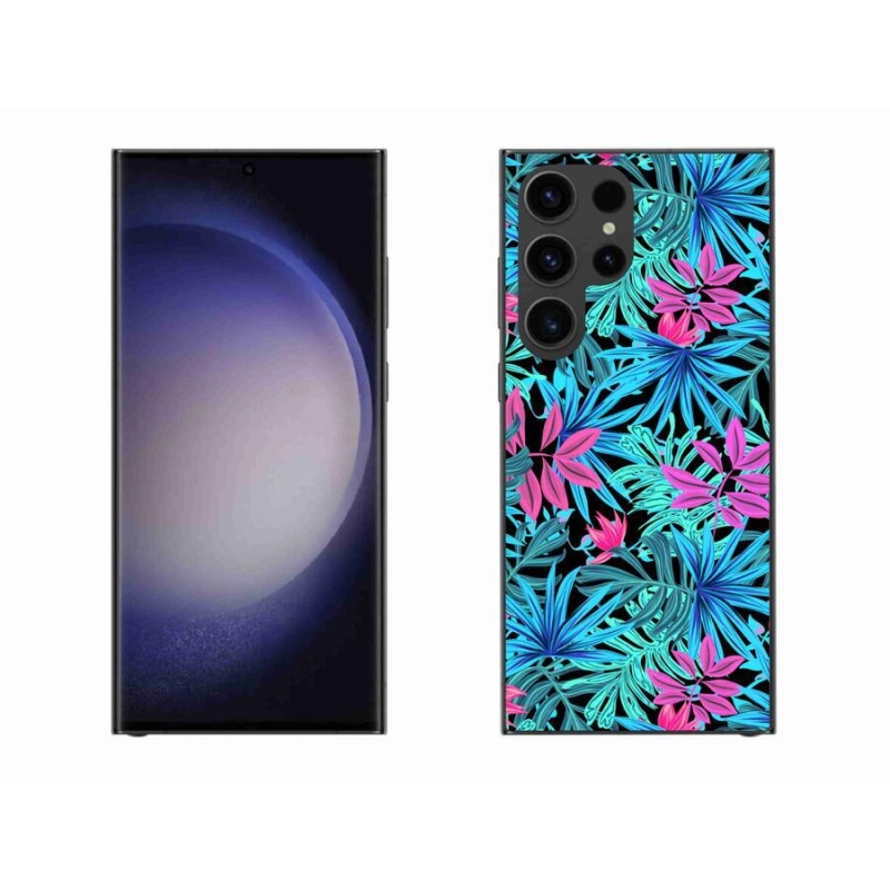Gél borító mmCase Samsung Galaxy S23 Ultra 5G - virágok 3