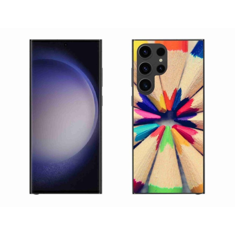 Zselés borítás mmCase Samsung Galaxy S23 Ultra 5G - zsírkrétákhoz