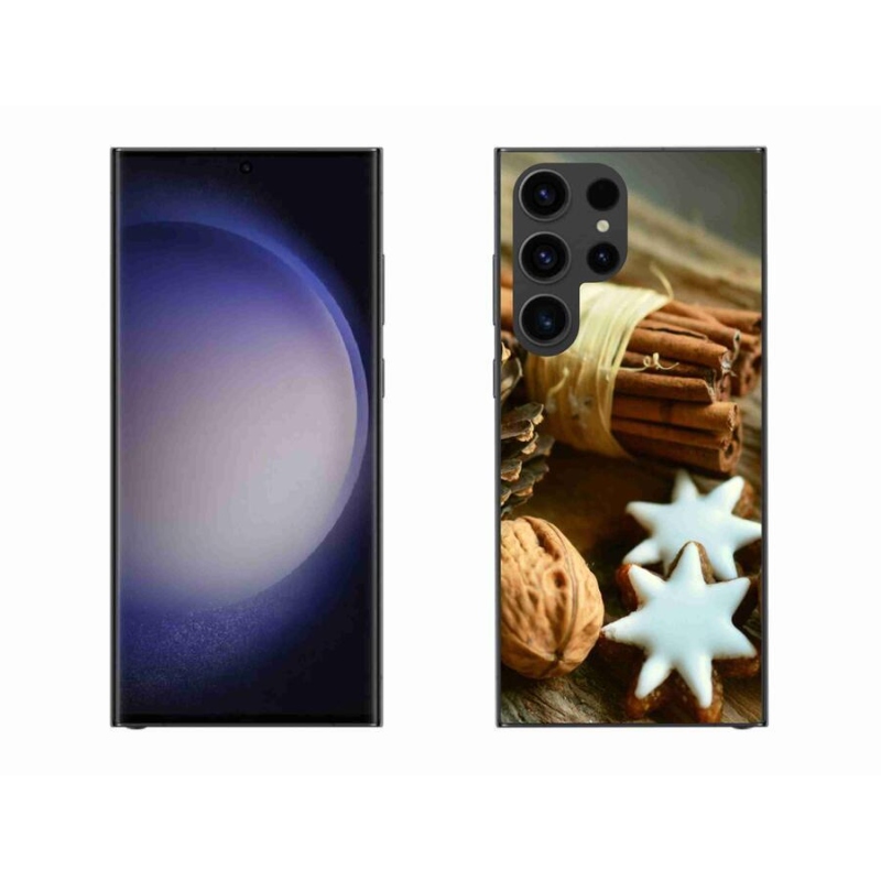 Gél borítás mmCase Samsung Galaxy S23 Ultra 5G - fahéj és mézeskalács - Samsung Galaxy S23 Ultra 5G számára