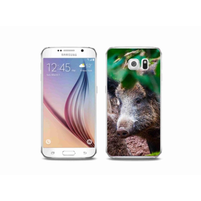Gél borítás mmCase Samsung Galaxy S6 készülékhez - vaddisznó