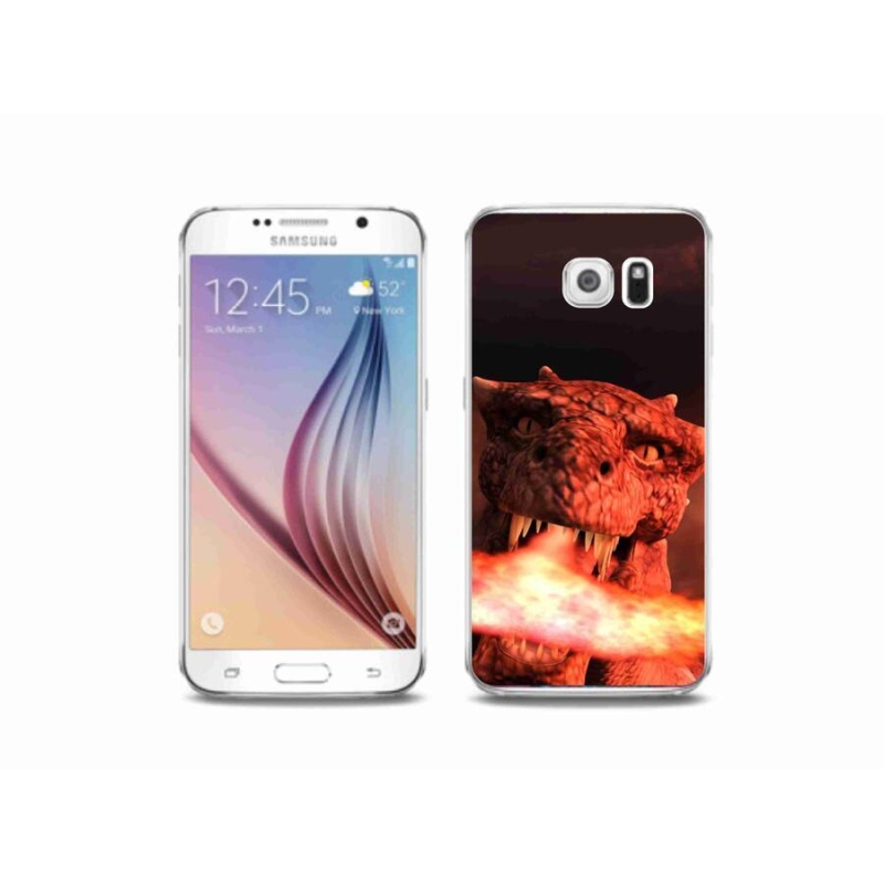 Zselés borítás mmCase Samsung Galaxy S6 készülékhez - sárkány