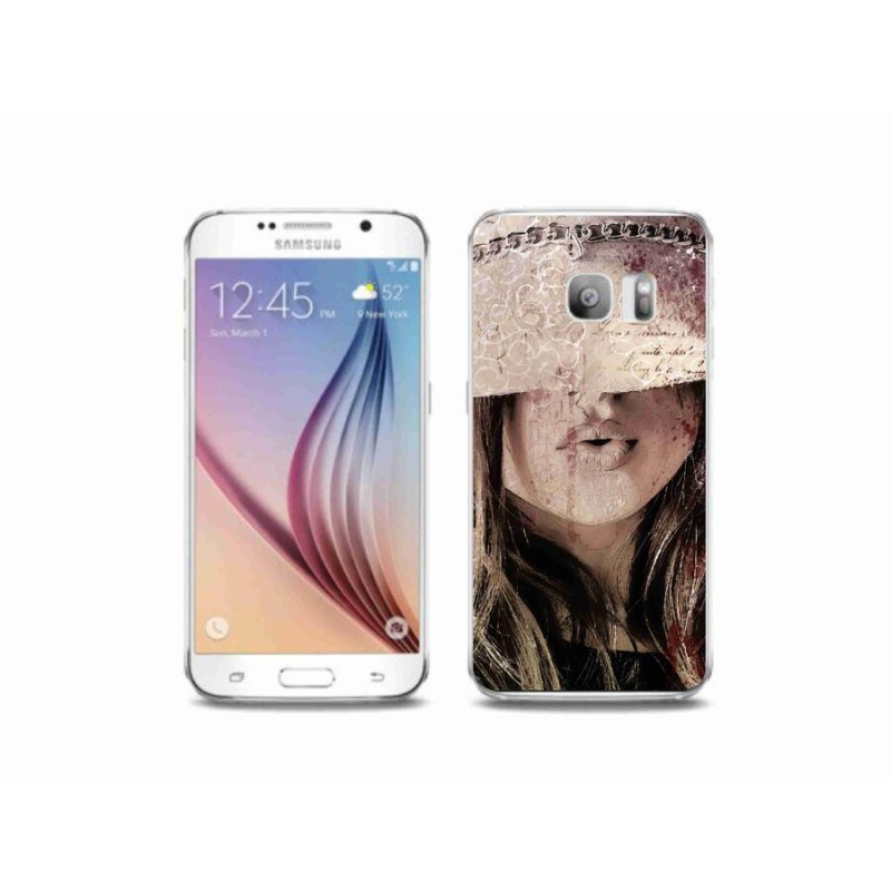 Gél borítás mmCase Samsung Galaxy S6 Edge készülékhez - lány