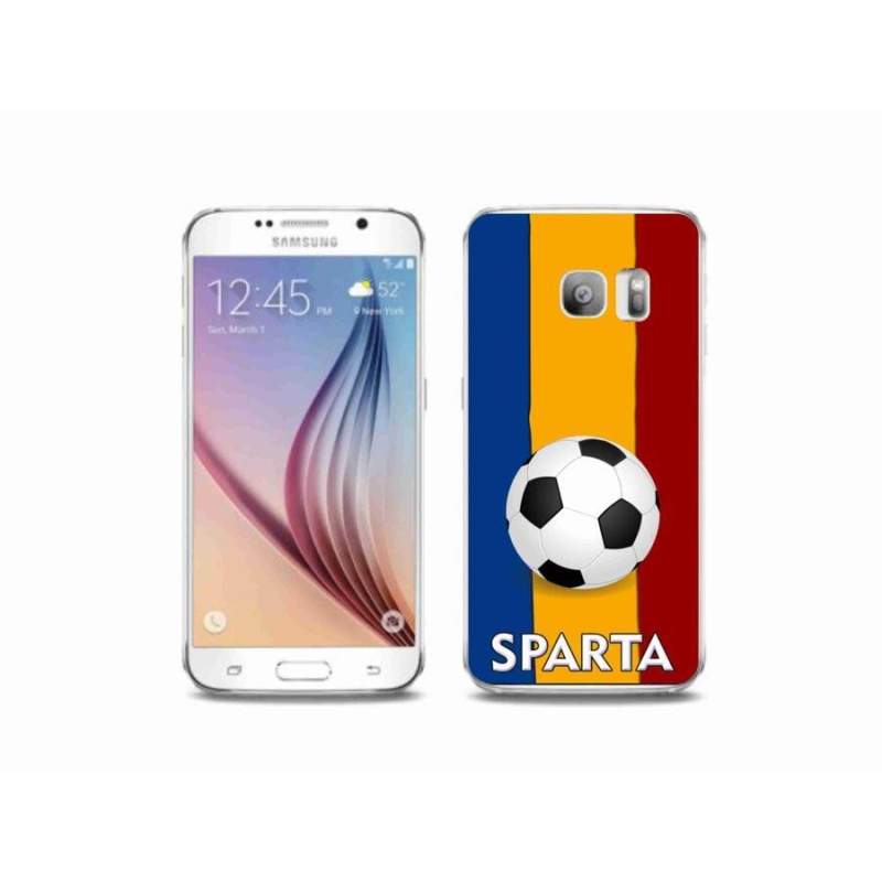 Gél borítás mmCase Samsung Galaxy S6 Edge - labdarúgás 1
